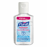 Advanced Hand Sanitizer Refreshing Gel, 2 oz, Flip-Cap Bottle, Clean Scent, 24/Carton (960524)