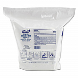 Hand Sanitizing Wipes, 6 x 8, Fresh Citrus Scent, White, 1,200/Refill Pouch, 2 Refills/Carton (911802)