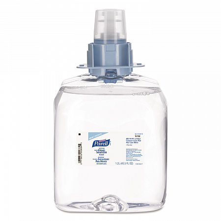 Advanced Hand Sanitizer Foam, For CS4 and FMX-12 Dispensers, 1,200 mL Refill, Unscented (519204EA)