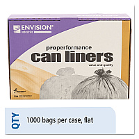 8105015171365, SKILCRAFT Trash Can Liner - High-Density, 16 gal, 8 mic, 24" x 33", Natural, 1,000/Carton (5171365)