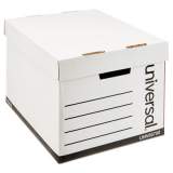 Universal Medium-Duty Lift-Off Lid Boxes, Letter/Legal Files, 12" x 15" x 10", White, 12/Carton (85700)