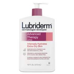 Lubriderm Advanced Therapy Moisturizing Hand/Body Lotion, 16 oz Pump Bottle (48322EA)