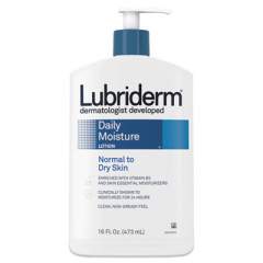 Lubriderm Skin Therapy Hand and Body Lotion, 16 oz Pump Bottle, 12/Carton (48323)