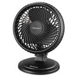 Holmes Lil' Blizzard 7" Two-Speed Oscillating Personal Table Fan, Plastic, Black (HAOF87BLZNUC)