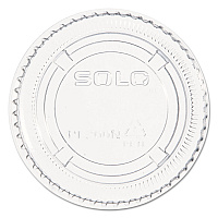 Portion/Souffle Cup Lids, Fits 1.5 oz to 2.5 oz Portion Cups, Plastic, Clear, 2,500/Carton (PL200N)