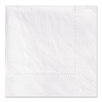Embossed Beverage Napkins, 2-Ply, 9.5 x 9.5, White, 1,000/Carton (180300)