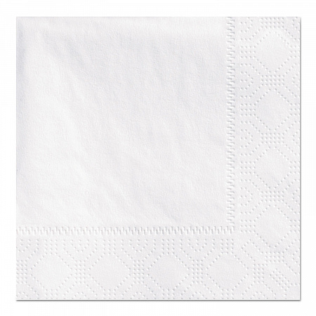 Embossed Beverage Napkins, 2-Ply, 9.5 x 9.5, White, 1,000/Carton (180300)