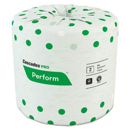 Cascades PRO Perform Bathroom Tissue, Septic Safe, 2-Ply, White, 4 x 3.5, 336 Sheets/Roll, 48 Rolls/Carton (B340)