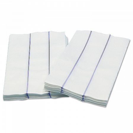 Tuff-Job Foodservice Towels, 1/4 Fold, 13 x 24, White/Blue, 72/Carton (W930)
