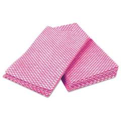 Cascades PRO Tuff-Job Foodservice Towels, Pink/White, 12 x 24, 200/Carton (W900)