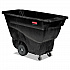 0.5 cu yd Structural Foam Tilt Truck, Utility Duty, 450 lb Capacity, Black (9T13BLA)