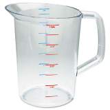Rubbermaid Commercial Bouncer Measuring Cup, 4 qt, Clear (3218CLE)