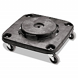 Brute Container Square Dolly, 300 lb Capacity, 17.25 x 6.25, Black (3530)