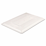 Food/Tote Box Lids, 26 x 18, Clear, Plastic (3302CLE)