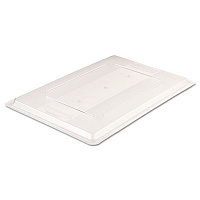Food/Tote Box Lids, 26 x 18, Clear, Plastic (3302CLE)