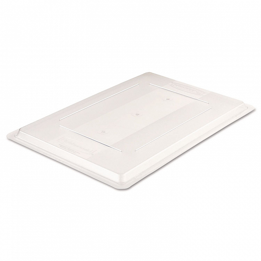 Food/Tote Box Lids, 26 x 18, Clear, Plastic (3302CLE)