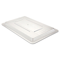 Food/Tote Box Lids, 12 x 18, Clear, Plastic (3310CLE)