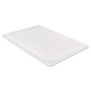 Rubbermaid Commercial Food/Tote Box Lids, 26w x 18d, White (3502WHI)