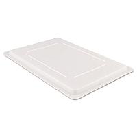 Food/Tote Box Lids, 26 x 18, White, Plastic (3502WHI)