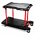 Convertible Utility Cart, Plastic, 2 Shelves, 400 lb Capacity, 23.88