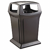Ranger Fire-Safe Waste Container, 45 gal, Structural Foam, Black (917388BLA)