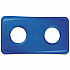Lid for Slim Jim Bottle Recycling Container, 20.38w x 11.38d x 2.75h, Blue (269288BE)