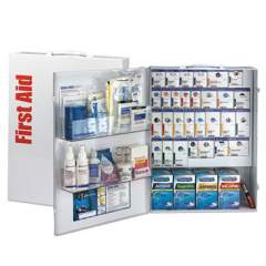First Aid Only ANSI 2015 SmartCompliance General Business First Aid Kit for 150 People, 925 Pieces, Metal Case (90732)