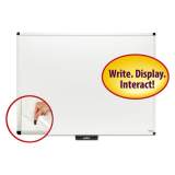 Justick by Smead Dry-Erase Board with Frame, 48" x 36", White (02572)