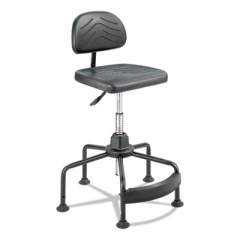 Safco Task Master Economy Industrial Chair, Supports Up to 250 lb, 17" to 35" Seat Height, Black (5117)