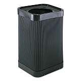 At-Your-Disposal Top-Open Receptacle, 38 gal, Polyethylene, Black (9790BL)