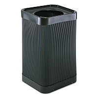 At-Your-Disposal Top-Open Receptacle, 38 gal, Polyethylene, Black (9790BL)