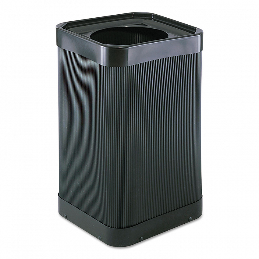 At-Your-Disposal Top-Open Receptacle, 38 gal, Polyethylene, Black (9790BL)