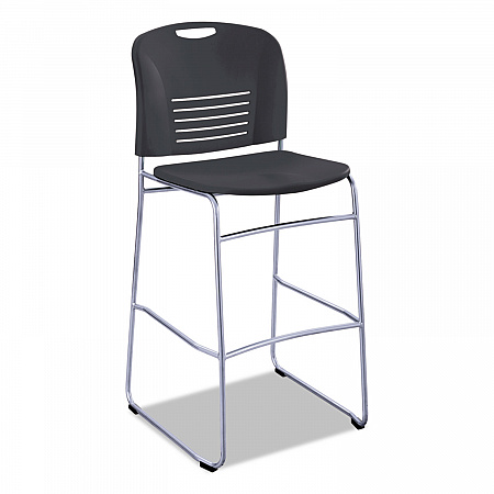 Vy Sled Base Bistro Chair, Supports Up to 350 lb, 30.5