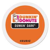 Dunkin Donuts K-Cup Pods, Dunkin' Dark Roast, 24/Box (0849)