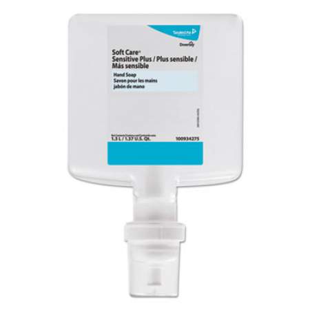 Diversey Soft Care Sensitive Plus Lotionized Foam Hand Soap, Unscented, 1.3 L Cartridge, 6/Carton (100934275)