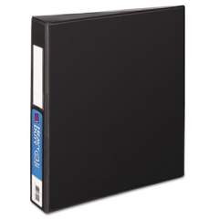 Avery Heavy-Duty Non-View Binder with DuraHinge and One Touch EZD Rings, 3 Rings, 1.5" Capacity, 11 x 8.5, Black (79991)