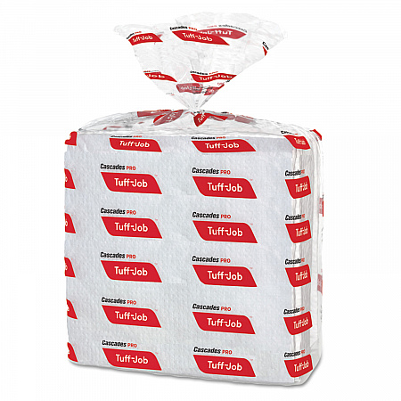 Tuff-Job S600 High Performance Wipers, 12 x 13, 50/Bag, 18 Bags/Carton (W620)