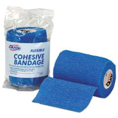 First Aid Only First-Aid Refill Flexible Cohesive Bandage Wrap, 3" x 5 yd, Blue (5933)