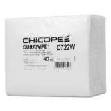 Chicopee Durawipe Medium-Duty Industrial Wipers, 14.6" x 13.7, White, 960/Carton (D722W)