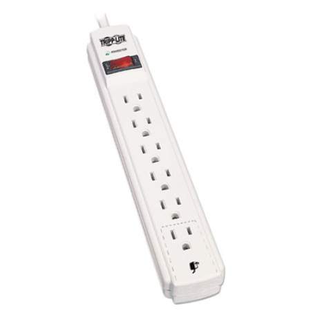 Tripp Lite Protect It! Surge Protector, 6 Outlets, 15 ft Cord, 790 Joules, Light Gray (TLP615)