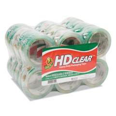 Duck Heavy-Duty Carton Packaging Tape, 3" Core, 1.88" x 55 yds, Clear, 24/Pack (393730)