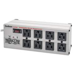 Tripp Lite Isobar Surge Protector, 8 Outlets, 25 ft Cord, 3840 Joules, Metal Housing (ISOBAR825ULT)