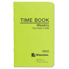 Wilson Jones Foreman's Time Book, Week Ending, 4.13 x 6.75, 1/Page, 36 Forms (S802)
