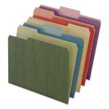 Pendaflex Earthwise by 100% Recycled Colored File Folders, 1/3-Cut Tabs, Letter Size, Assorted, 50/Box (04350)