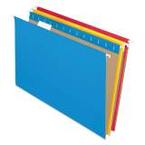 Pendaflex Colored Hanging Folders, Legal Size, 1/5-Cut Tab, Assorted, 25/Box (81632)