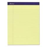 Ampad Legal Ruled Pads, Narrow Rule, 50 Canary-Yellow 8.5 x 11.75 Sheets, 4/Pack (20215)