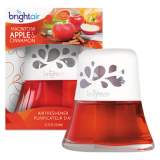 BRIGHT Air Scented Oil Air Freshener, Macintosh Apple and Cinnamon, Red, 2.5 oz (900022)