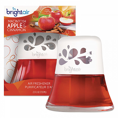 Scented Oil Air Freshener, Macintosh Apple and Cinnamon, Red, 2.5 oz (900022)