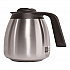 Thermal Carafe, 64 oz, Stainless Steel/Black (THERMBLK)