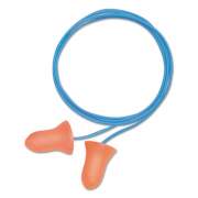 Howard Leight by Honeywell MAX-30 Single-Use Earplugs, Corded, 33NRR, Coral, 100 Pairs